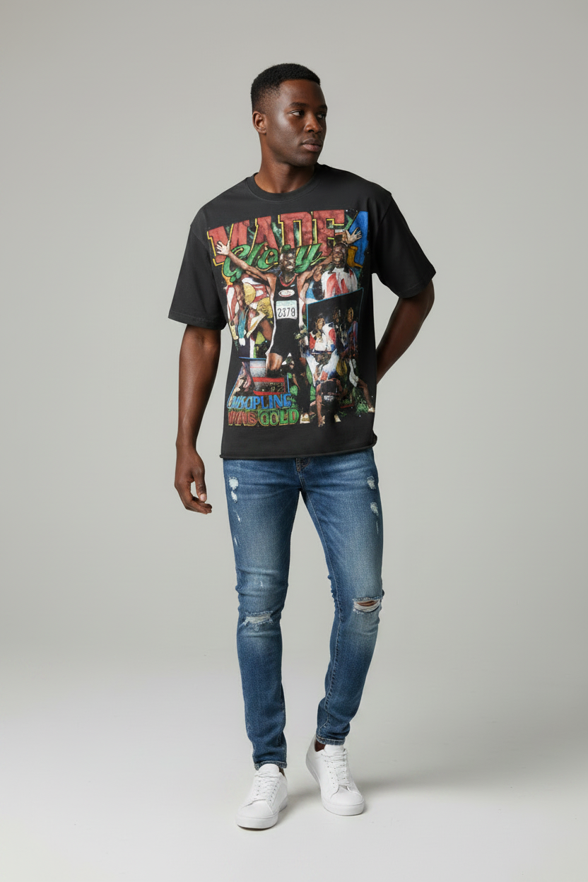 Discipline Wins Gold 96' Tee