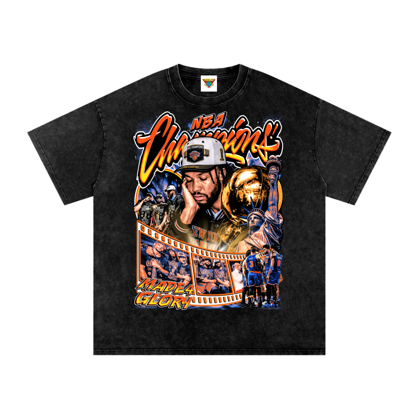 Knicks Snow Washed Oversized T-Shirt